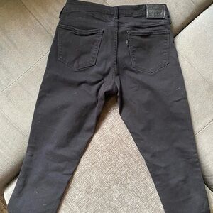 Levi's 711 Black Denim Jeans